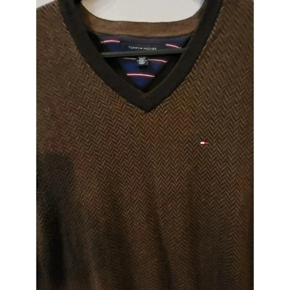 Tommy Hilfiger Brown Sweater Vest - Picture 3 of 6